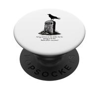 The Raven Il corvo Poe Usher lapide gotico nevermore scuro PopSockets PopGrip Adesivo