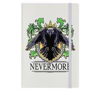 The Raven Nevermore - Taccuino con copertina rigida, formato A5, colore: Crema