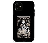 The Reader Book Lover Tarocchi Style Gothic Story Skeleton Custodia per iPhone 11