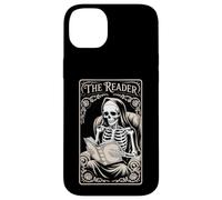 The Reader Book Lover Tarocchi Style Gothic Story Skeleton Custodia per iPhone 14 Plus