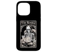 The Reader Book Lover Tarocchi Style Gothic Story Skeleton Custodia per iPhone 14 Pro Max