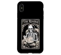 The Reader Book Lover Tarocchi Style Gothic Story Skeleton Custodia per iPhone XS Max