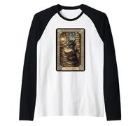 The Reader Cute Dragon Book Tarocchi Fantasy Library Maglia con Maniche Raglan