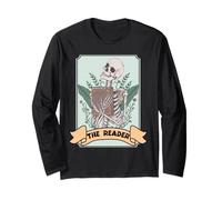 The Reader Il Lettore Tarocchi Card Scheletro con Libro Maglia a Manica