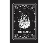 The Reader - Reading Journal - Minimal Book Review Log with 100 Pages, TBR Checklist, Daily Tracker, Notes & Quotes Section: Tarot Card Skeleton Cover ... Lovers, Dark Academia Fans and gift givers