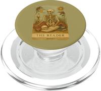 The Reader Skeleton Tarot, amante dei libri vintage PopSockets PopGrip per MagSafe