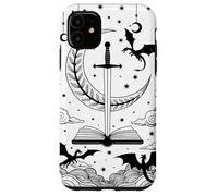 The Reader Tarocchi Carta Bookworm Libri Amante Drago Bibliotecari Custodia per iPhone 11