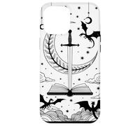The Reader Tarocchi Carta Bookworm Libri Amante Drago Bibliotecari Custodia per iPhone 12 Pro Max