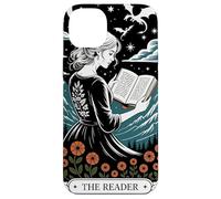 The Reader Tarocchi Carta Bookworm Libri Amante Drago Bibliotecari Custodia per iPhone 14 Plus