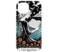 The Reader Tarocchi Carta Bookworm Libri Amante Drago Bibliotecari Custodia per iPhone 15