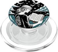 The Reader Tarocchi Carta Bookworm Libri Amante Drago Bibliotecari PopSockets PopGrip per MagSafe
