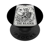 The Reader Tarocchi Carta Gothic Dark Academia lettura libro PopSockets PopGrip Adesivo