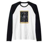 The Reader Tarocchi Carta Mystic Dragon Book Magic Maglia con Maniche Raglan