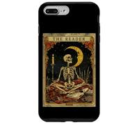 The Reader Tarocchi Libro Amante Scheletro Art Goth Style Custodia per iPhone 7 Plus/8 Plus