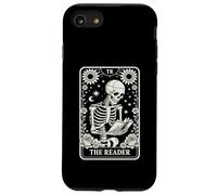 The Reader Tarocco Carta Libro Amante Scheletro Lettura Libro Custodia per iPhone SE (2020) / 7/8