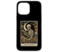The Reader Tarot Skeleton Moon Floral Book Lover Custodia per iPhone 13 Pro Max