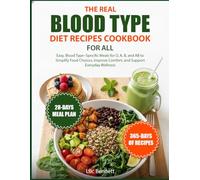 THE REAL BLOOD TYPE DIET RECIPES COOKBOOK FOR ALL: Easy, Blood Type-Specific Meals for O, A, B, and AB to Simplify Food Choices, Improve Comfort, and Support Everyday Wellness