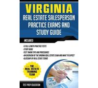 The Real Estate Virginia Real Estate Salesperson Practice Exams an (Tascabile)