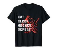 The Real Evolution Of Hockey, Ice Hockey T-shirt, Hockey Maglietta