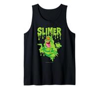 The Real Ghostbusters Ecto Green Slimer Retro 80's Cartoon Canotta