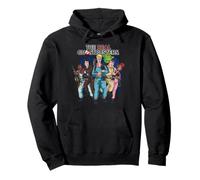 The Real Ghostbusters Full Cast Collage Retro 80's Cartoon Felpa con Cappuccio