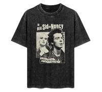 The Real Sid And Nancy English Punk Rock Men's T-Shirt Unisex Black Men Tees XL