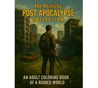 The Realistic Post-Apocalypse Collection: An Adult Coloring Book Featuring 50 Detailed Illustrations of Dystopian Landscapes, Ruined Cities, and Lone Survivors