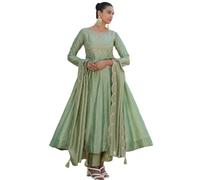 The Red Lion Enterprise Abito indiano Anarkali da donna, pronto da indossare, Salwar Kameez, vestito tradizionale per feste, Pista, XXL