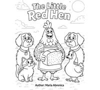 The Red Little Hen Coloring Book