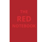 THE RED NOTEBOOK: Notes A5 Notebook with Lined Pages, Medium Hardback Journal, Note, sustainably sourced paper (Red)