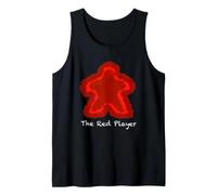 The Red Player Meeple Board Gamer - Piano da Tavolo Canotta