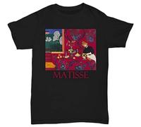 The Red Room 1908 Henri Matisse Men's Black T-Shirt Unisex Tee Shirt S