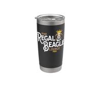 The Regal Beagle Pub Three's Company Retro Dog Crown Bicchiere termico in acciaio inox doppia parete