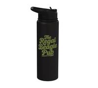 The Regal Beagle Pub Three's Company Retro Script Stainless Steel Insulated Water Bottle