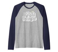 The Regal Beagle Vintage Three's Company 1980's Logo Maglia con Maniche Raglan