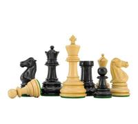 The Regency Chess Company Cheltenham Ebano Lusso Pezzi degli Scacchi 3. 1.9cm