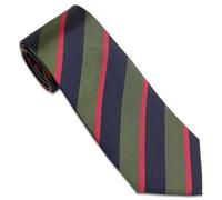 The Regimental Shop Royal Army Dental Corps (RADC) Cravatta (Seta), Blu/Verde/Rosso, Taglia unica