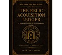 The Relic Acquisition Ledger: A Working Catalogue of Recovered Relics · Volume 007, Relics Wing · Macabre Zen Archives™