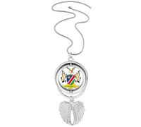 The Republic Nabia Afcountry - Collana rotante con ali d'angelo
