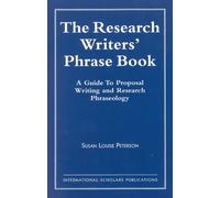 The Research Writer's Phrase Book (Tascabile)
