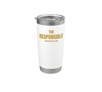 The Responsible Funny Family Group Sarcastico British Humour Bicchiere termico in acciaio inox doppia parete