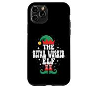 The Retail Worker Elf - Divertente famiglia natalizia abbinata Custodia per iPhone 11 Pro