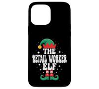 The Retail Worker Elf - Divertente famiglia natalizia abbinata Custodia per iPhone 13 Pro Max