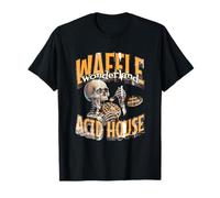 The Retro Skeleton Waffle Acid House Maglietta