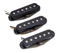 The Revival Pickups RPS7 Vintage Alnico 5/3 Set Pickup Single Coil Nero | John Mayer, Manico Centro Ponte, per Chitarra Elettrica tipo Strat