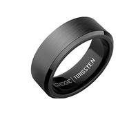 The Ridge Fede nuziale con vestibilità comoda, anello smussato in canna di fucile - 9