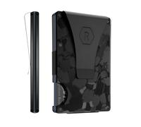 The Ridge Portafoglio in carbonio forgiato, in carbonio forgiato, portafoglio ultraleggero con protezione RFID, clip per banconote in carbonio, moderno