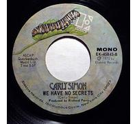 The Right Thing To Do / We Have No Secrets - Carly Simon 7" 45