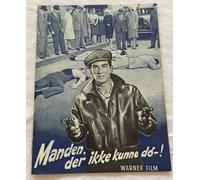 The Rise and Fall of Legs Diamond Ray Danton Vintage 1960 Danish Movie Program