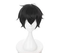 The Rising of the Shield Hero Naofumi Iwatani Parrucca corta nera Cosplay Costume Resistente al calore Parrucche Cosplay per capelli